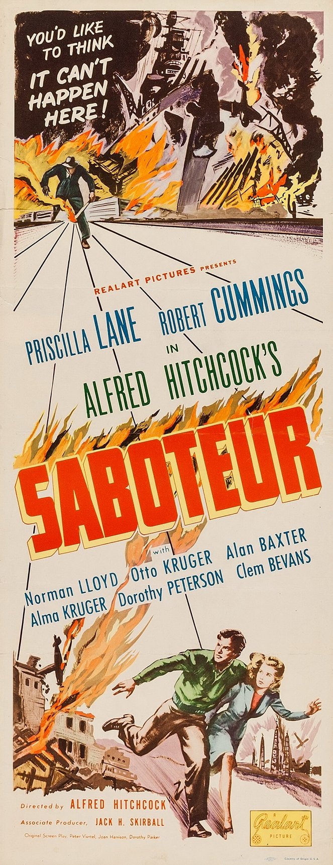 Sabotaż - Plakaty