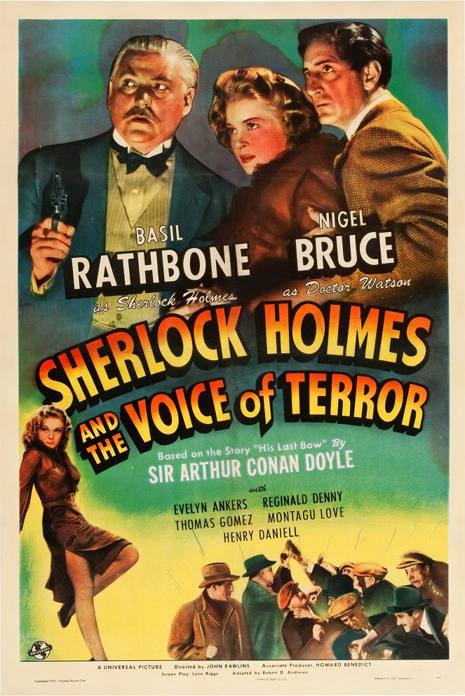 Sherlock Holmes and the Voice of Terror - Affiches