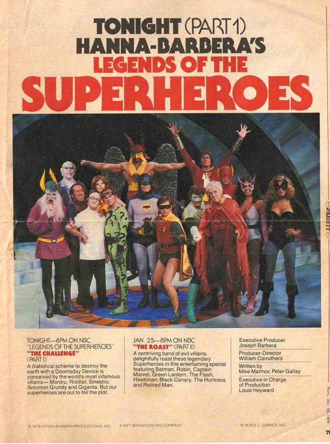 Legends of the Superheroes - Plakáty