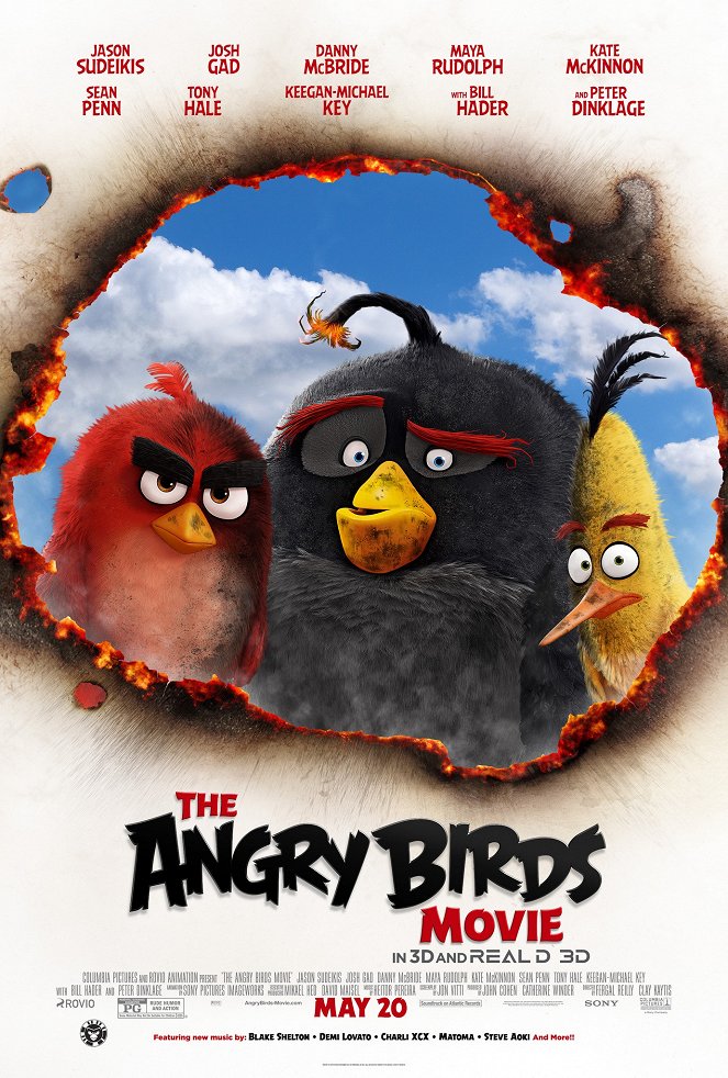 Angry Birds ve filmu - Plakáty