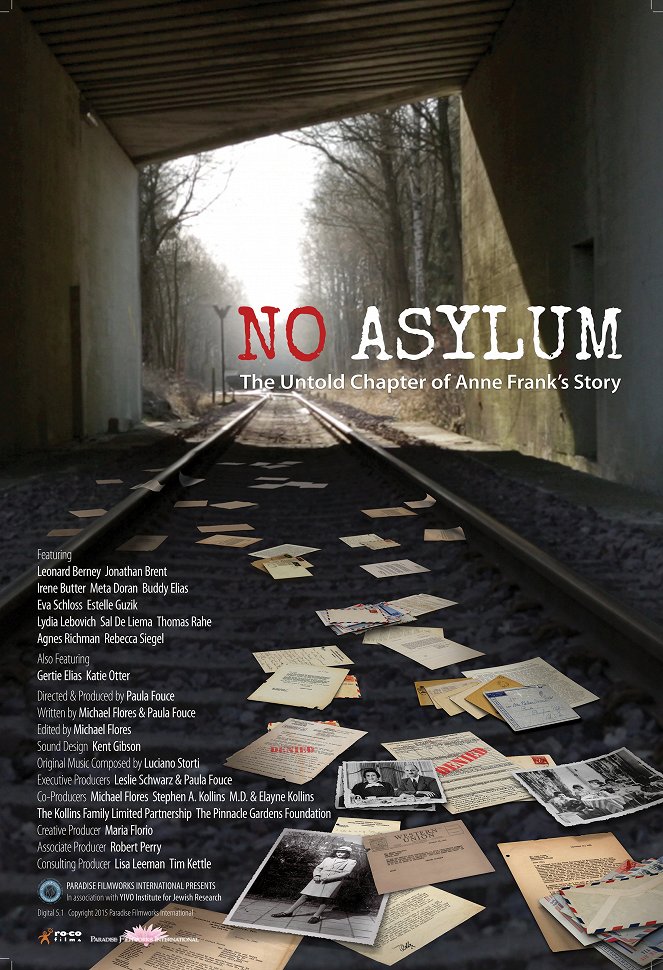 No Asylum: The Untold Chapter of Anne Frank's Story - Julisteet