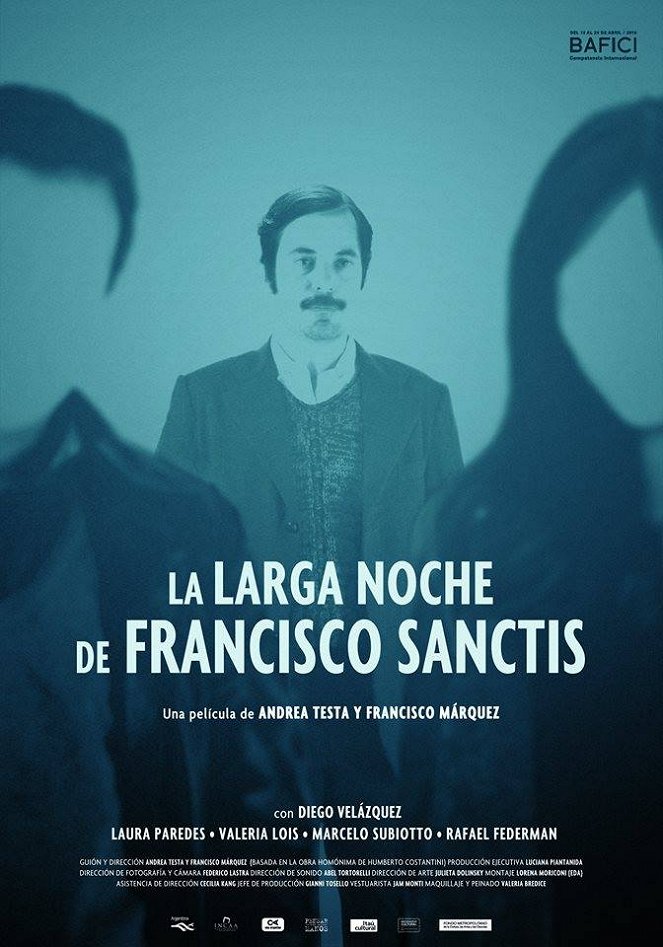 La larga noche de Francisco Sanctis - Cartazes