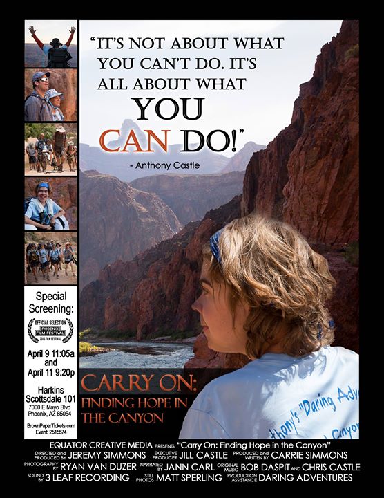 Carry On: Finding Hope in the Canyon - Plakáty