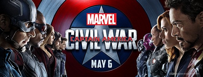 Capitão América: Guerra Civil - Cartazes