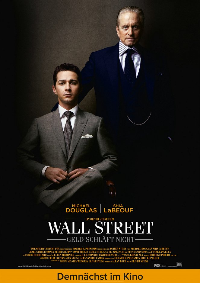 Wall Street - Geld schläft nicht - Plakate