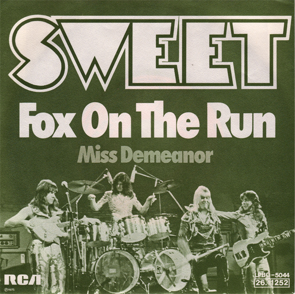 Sweet - Fox On The Run - Plakátok