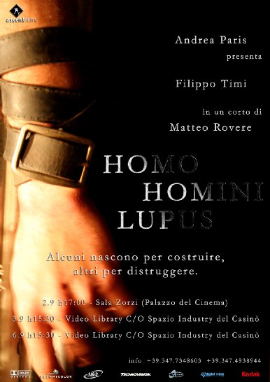 Homo homini lupus - Plakate