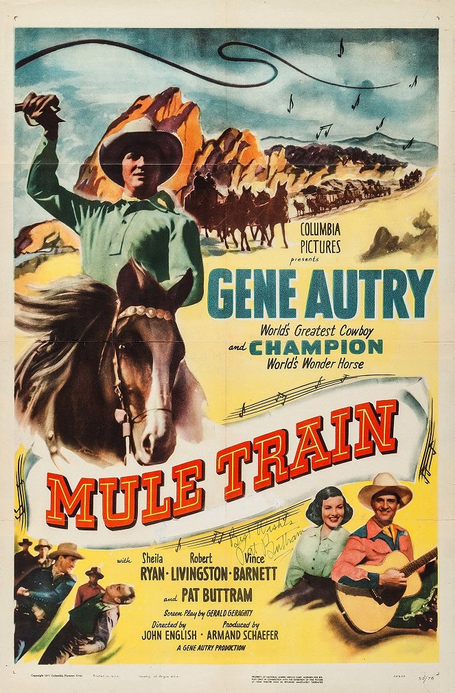 Mule Train - Posters
