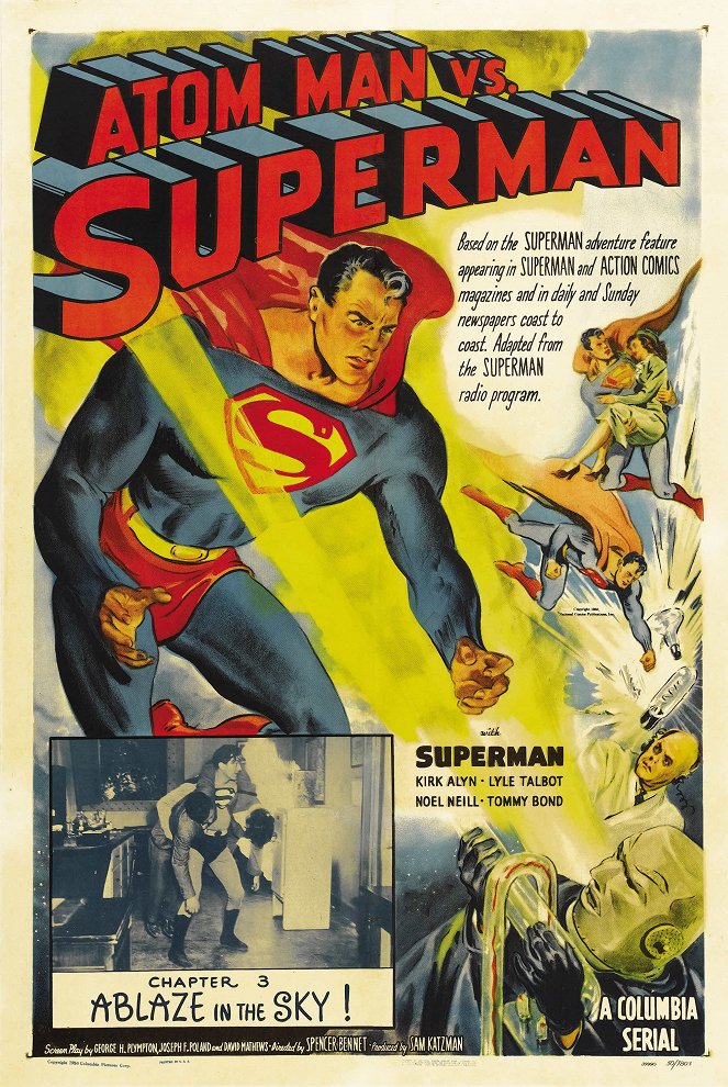 Atom Man Vs. Superman - Plakáty