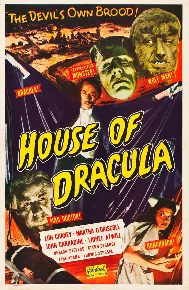 House of Dracula - Cartazes