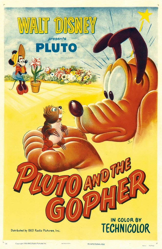 Pluto and the Gopher - Affiches