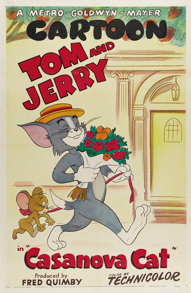 Tom e Jerry - Felino Casanova - Cartazes