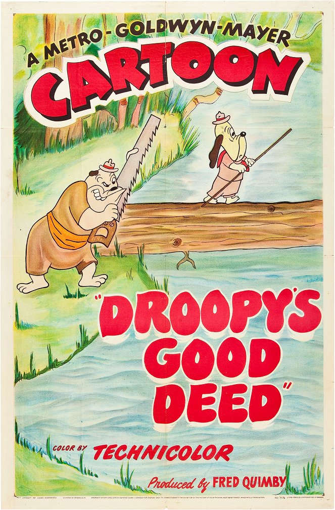 Droopy's Good Deed - Cartazes