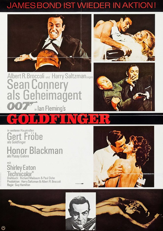 James Bond 007 - Goldfinger - Plakate