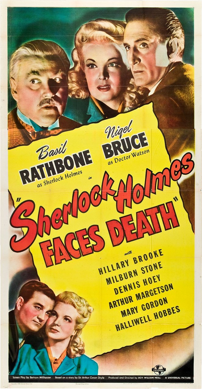 Sherlock Holmes Faces Death - Affiches