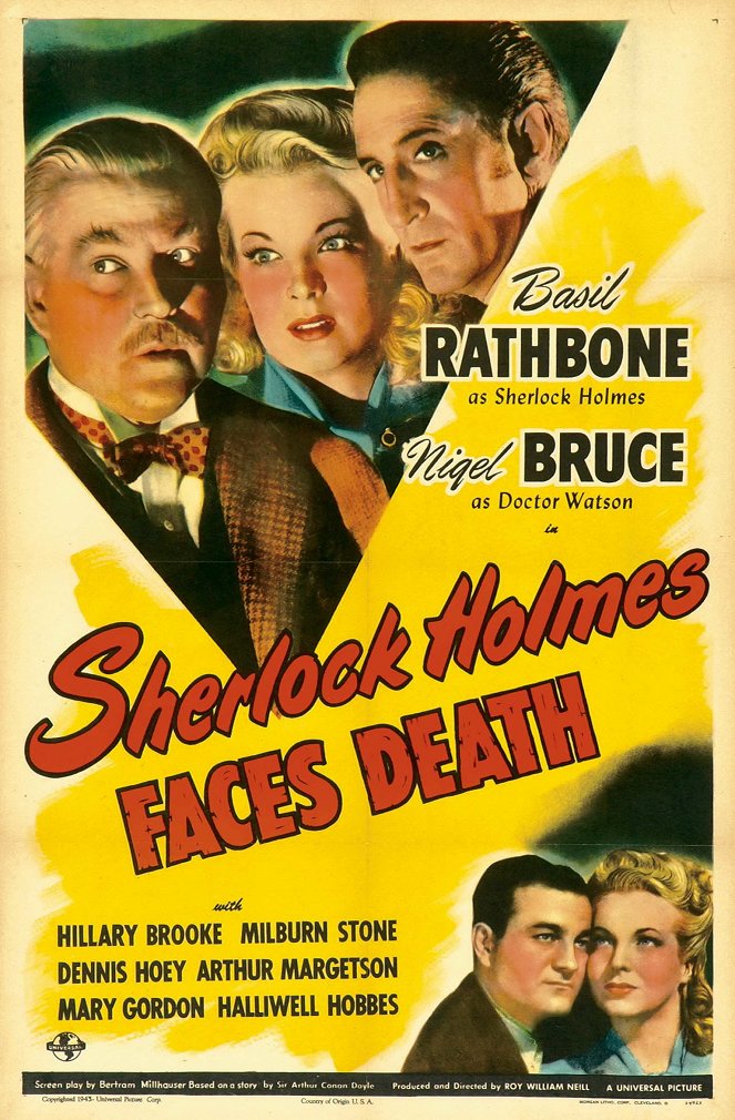 Sherlock Holmes Faces Death - Plakáty