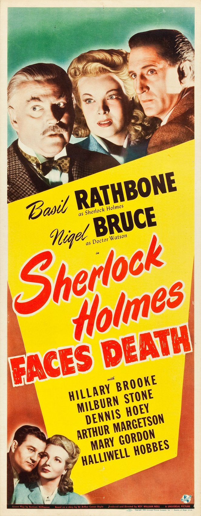 Sherlock Holmes Faces Death - Plakaty
