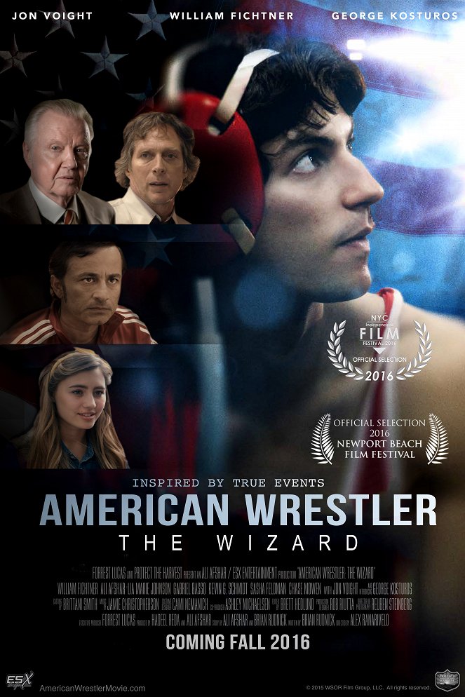 American Wrestler: The Wizard - Carteles