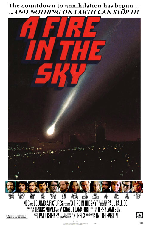A Fire in the Sky - Affiches
