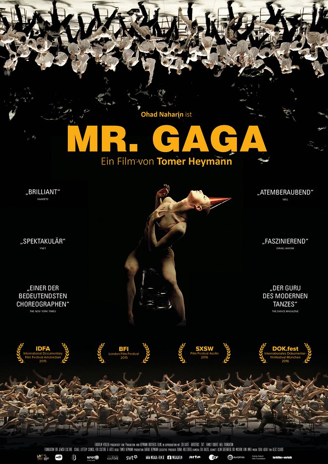Mr Gaga, sur les pas d’Ohad Naharin - Affiches