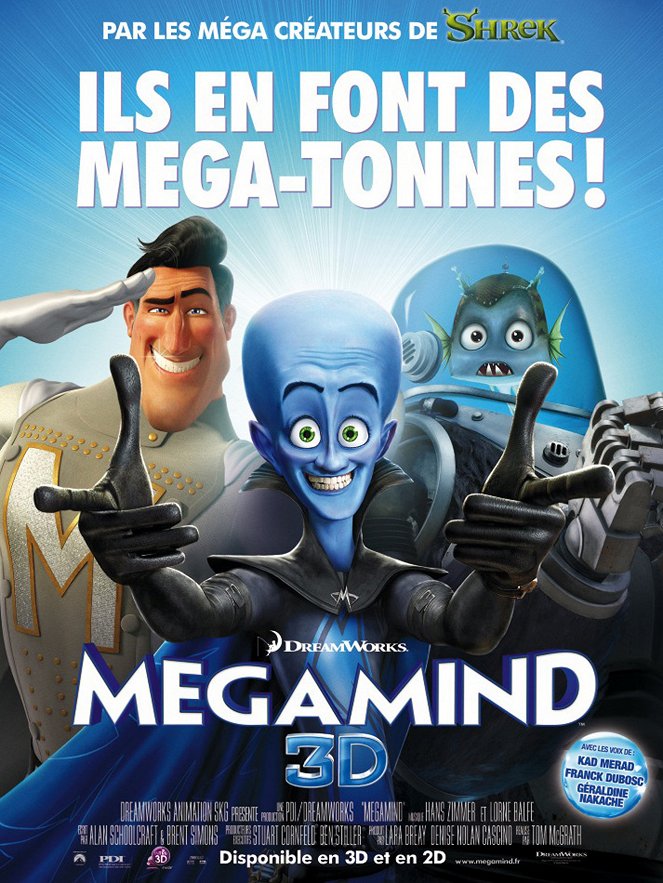 Megamind - Affiches