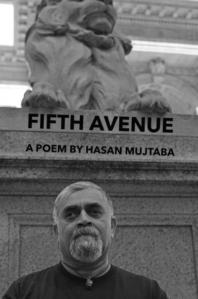 Fifth Avenue: A Poem By Hasan Mujtaba - Plakaty