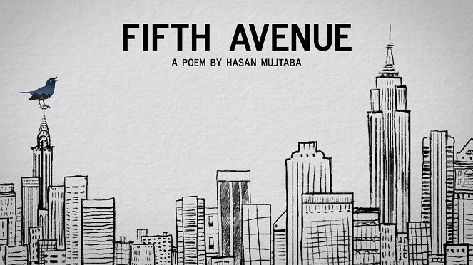 Fifth Avenue: A Poem By Hasan Mujtaba - Plagáty