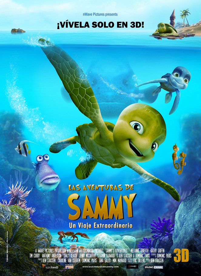 Las aventuras de Sammy, un viaje extraordinario 3D - Carteles