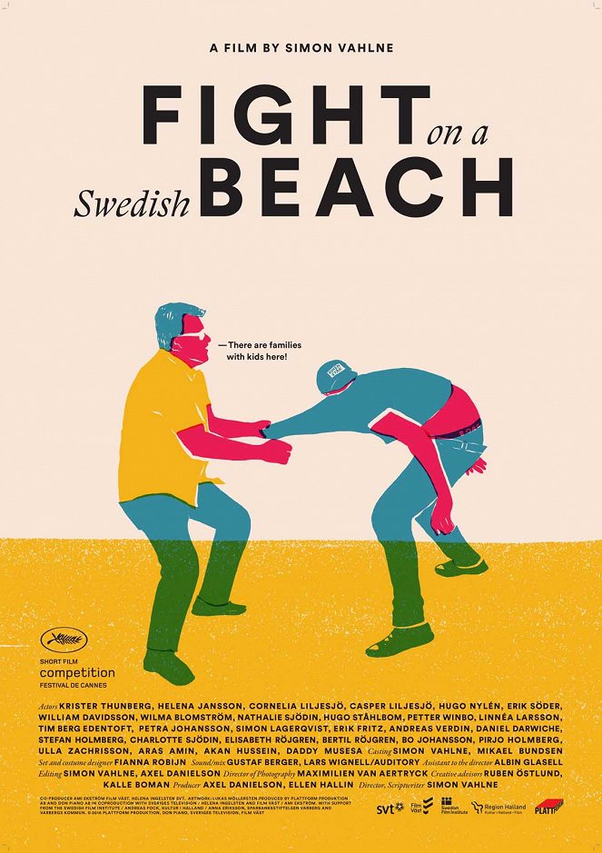 Fight on a Swedish Beach - Posters