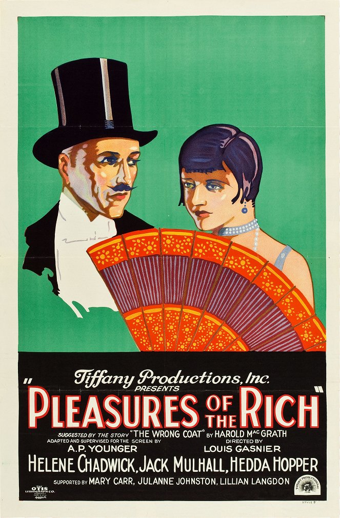 Pleasures of the Rich - Carteles