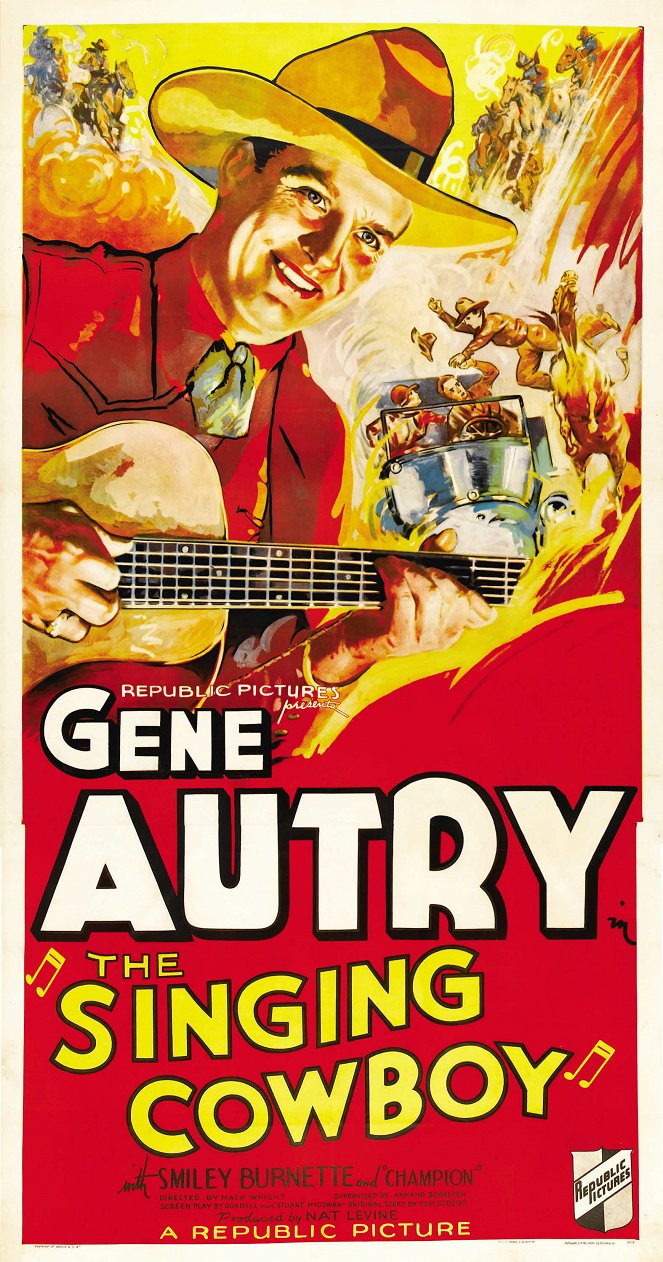 The Singing Cowboy - Affiches