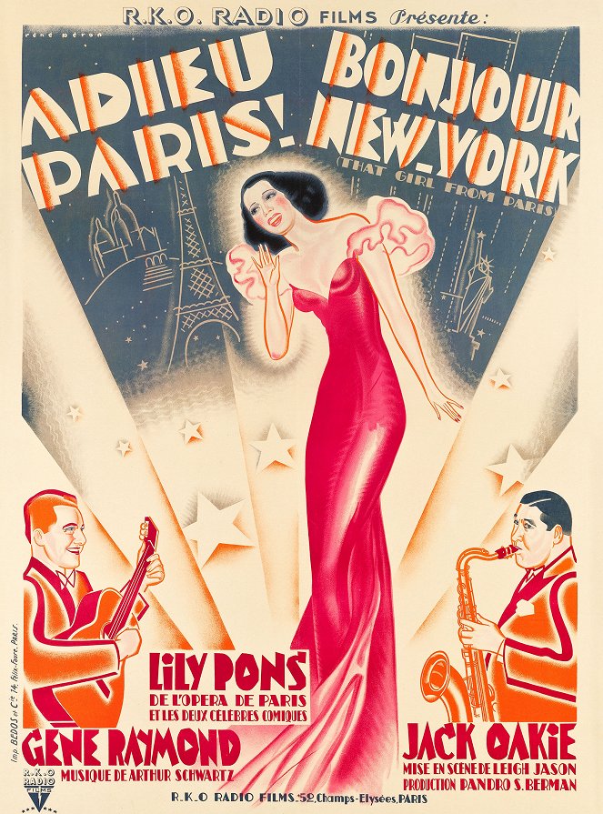 That Girl from Paris - Affiches