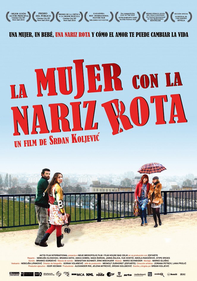 La mujer con la nariz rota - Carteles