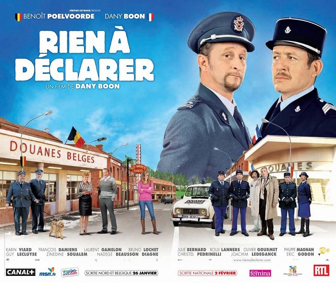 Rien à déclarer - Affiches