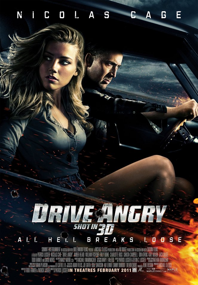 Drive Angry 3D - Posters