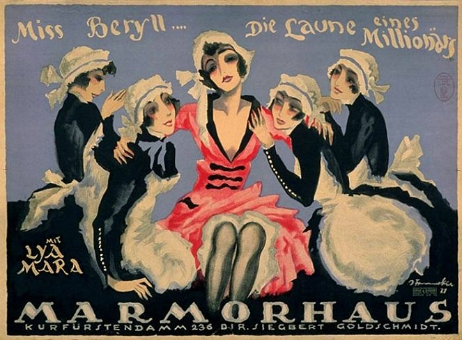 Miss Beryll... die Laune eines Millionärs - Plakate