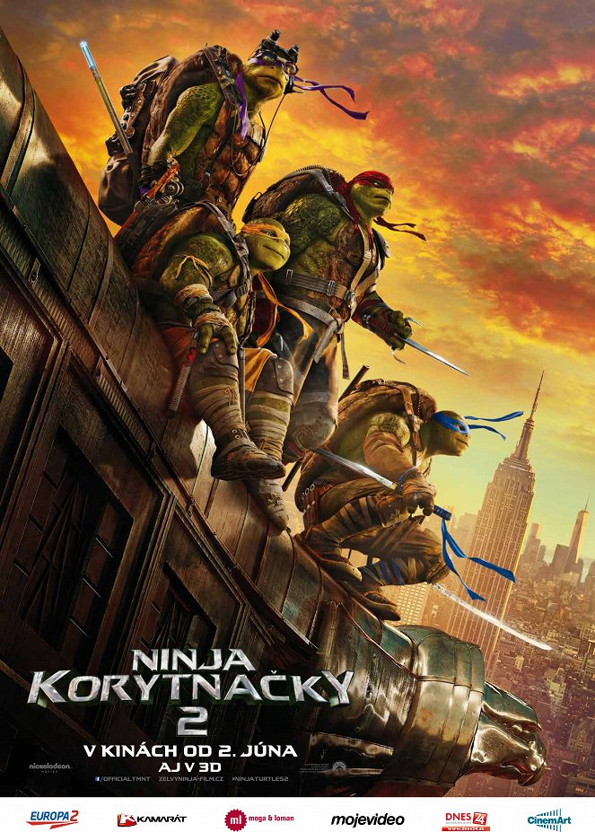 Ninja Korytnačky 2 - Plagáty
