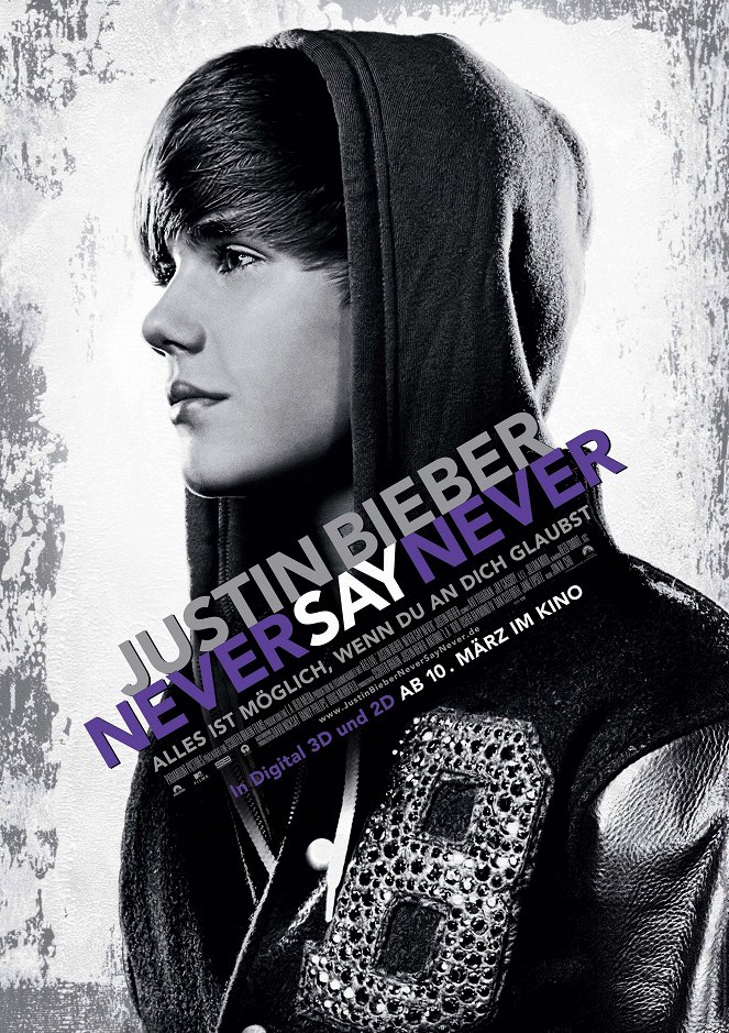 Justin Bieber 3D - Never say never - Plakate