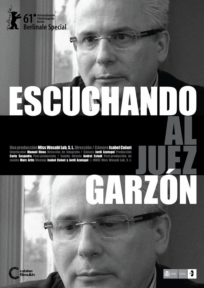 Escuchando al juez Garzón - Posters
