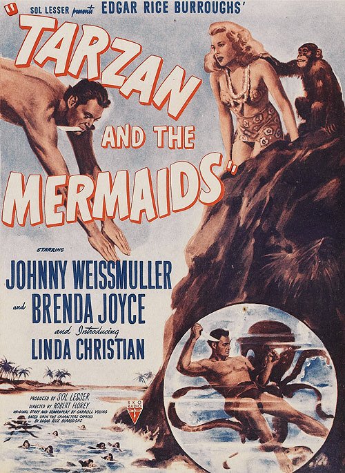 Tarzan and the Mermaids - Cartazes