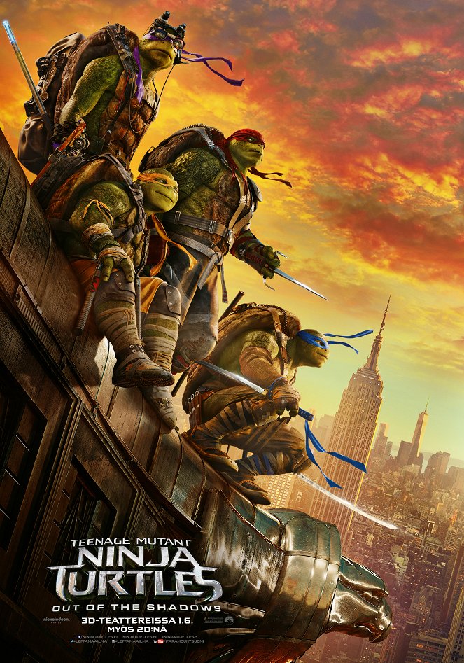 Teenage Mutant Ninja Turtles: Out of the Shadows - Julisteet