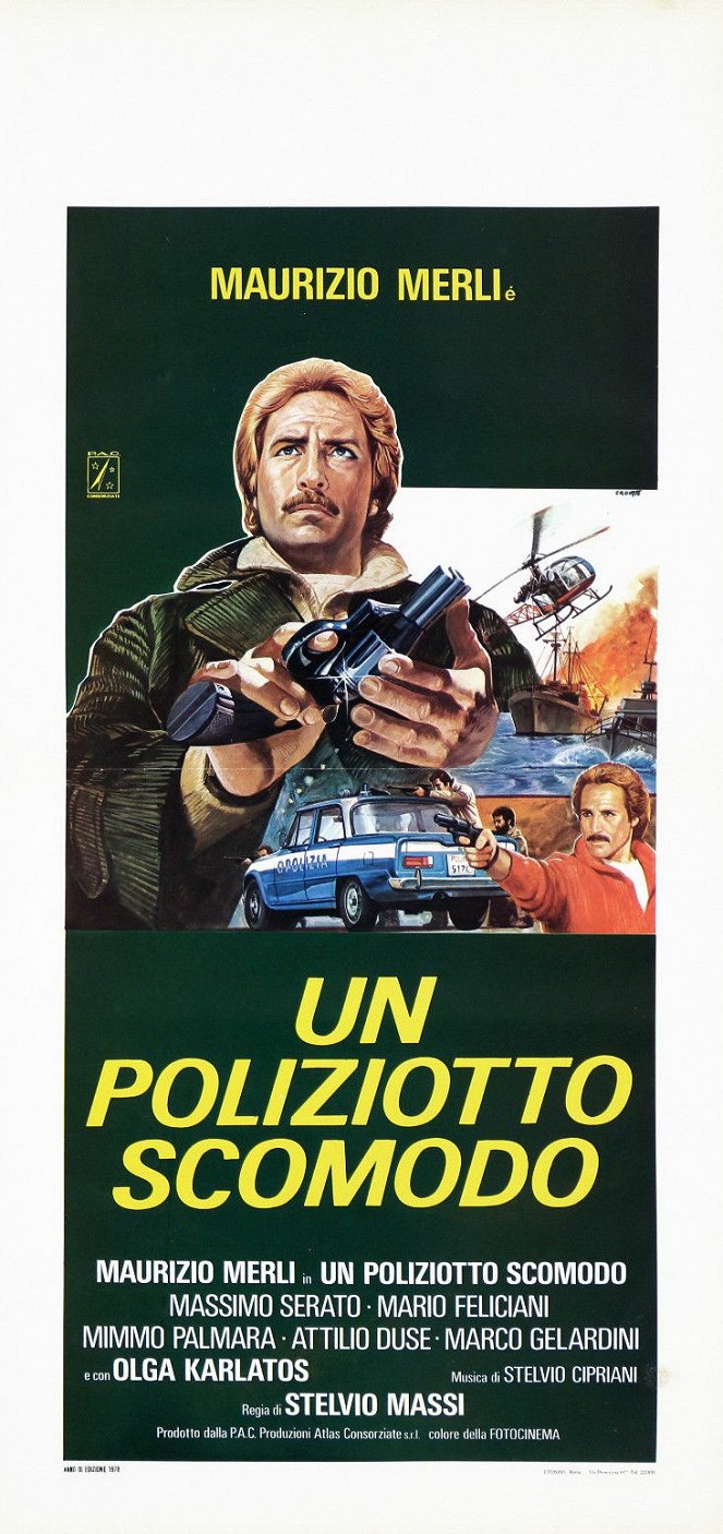 Un poliziotto scomodo - Plakátok