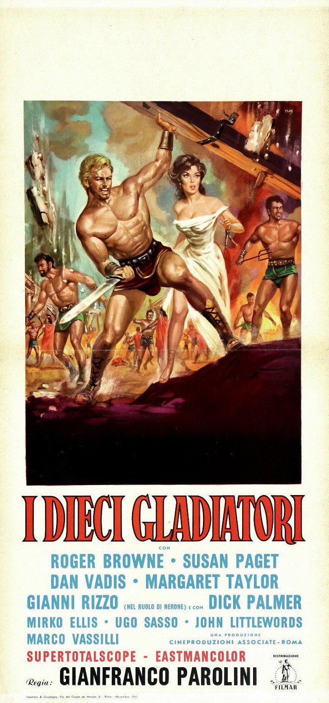 I dieci gladiatori - Cartazes