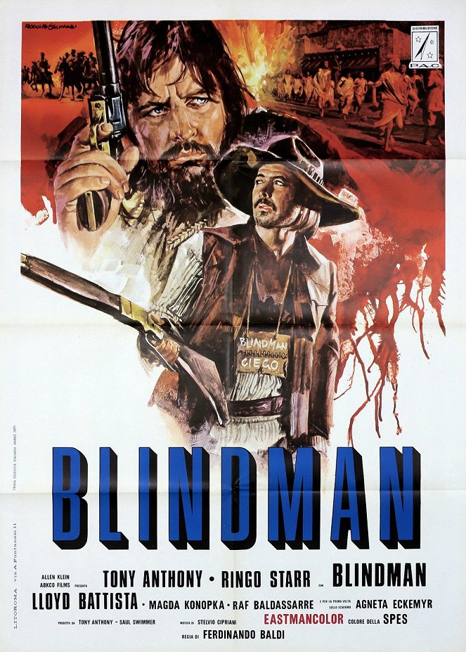 Blindman - Plakate