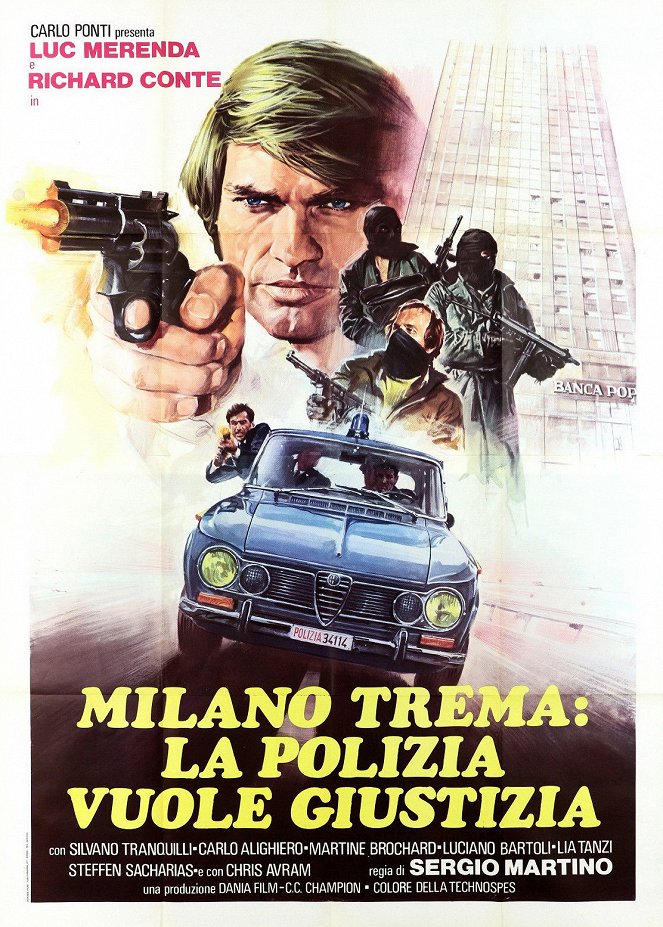 Milano trema - la polizia vuole giustizia - Plakate