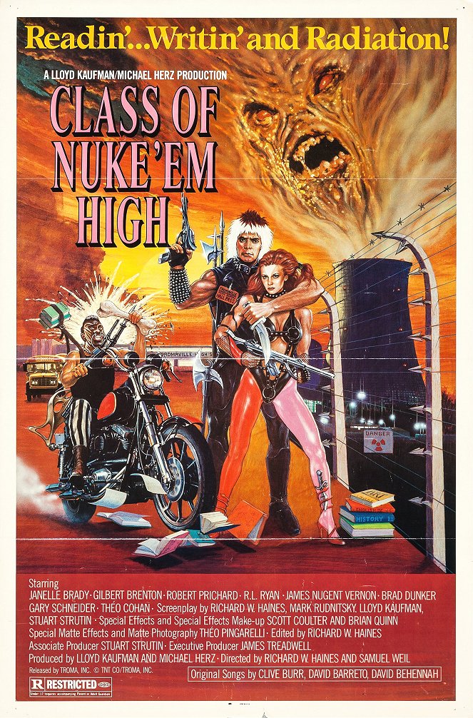 Class of Nuke 'Em High - Posters