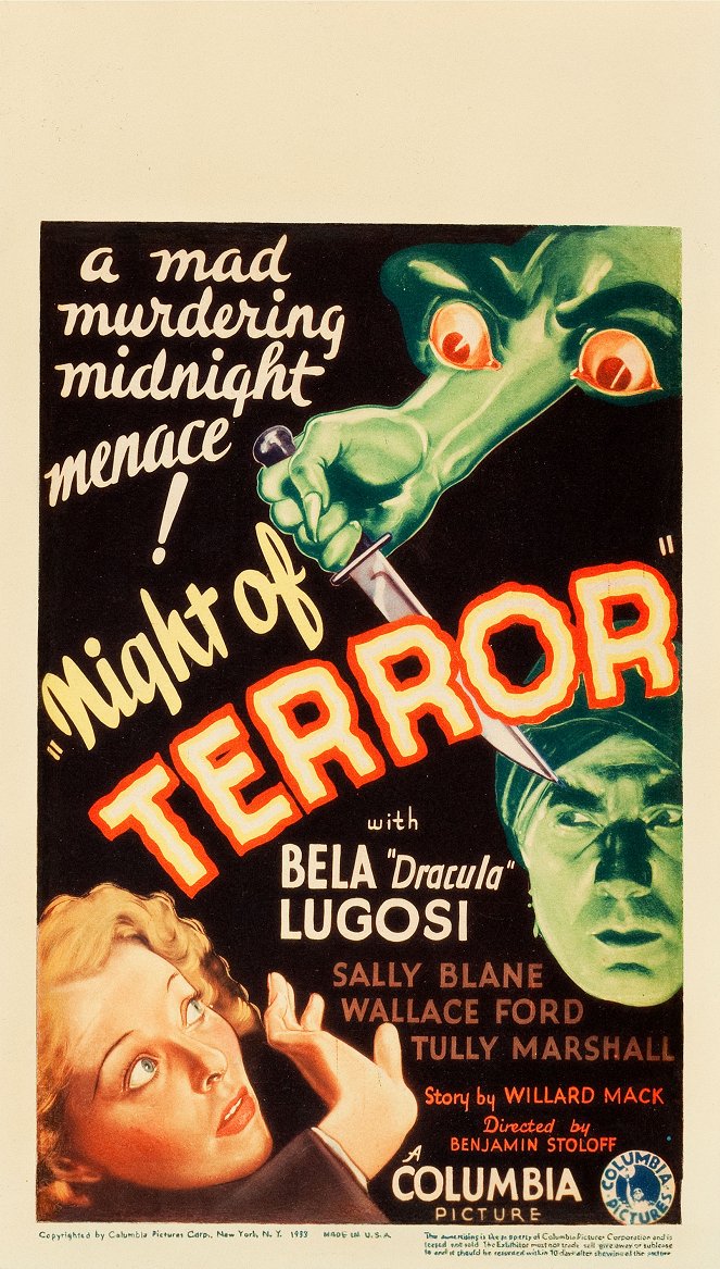 Night of Terror - Carteles