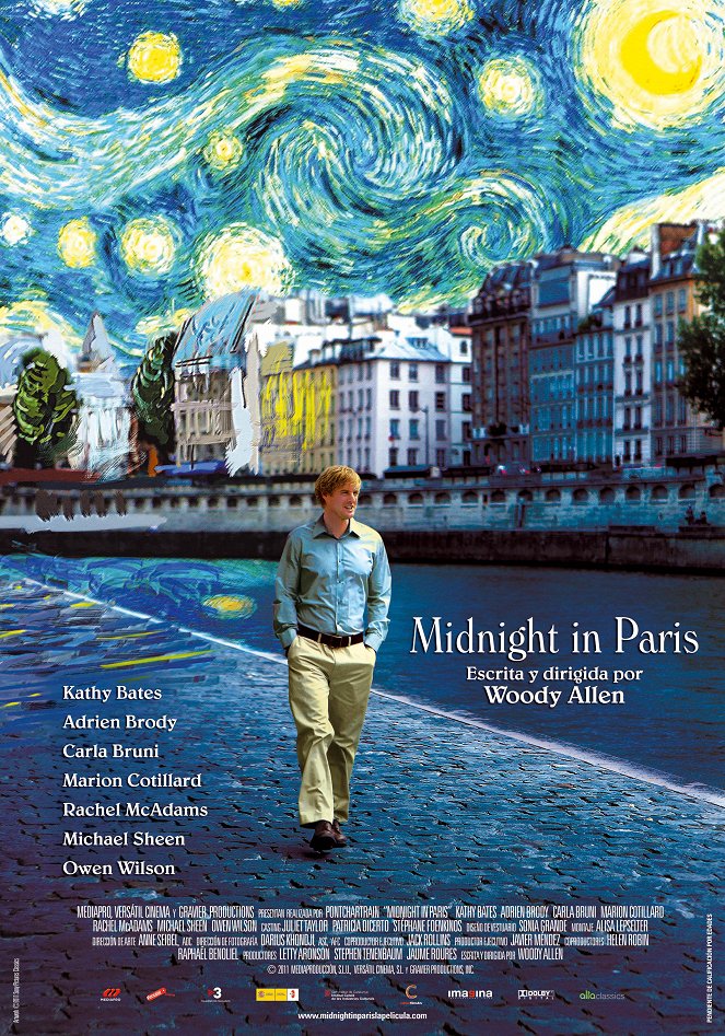 Éjfélkor Párizsban - Plakátok