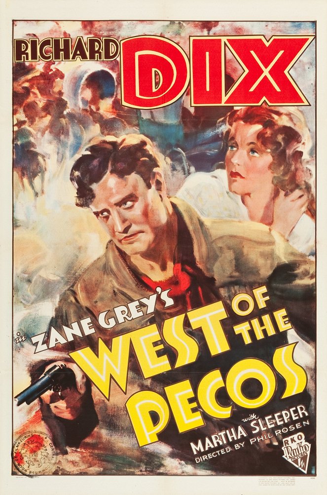 West of the Pecos - Affiches