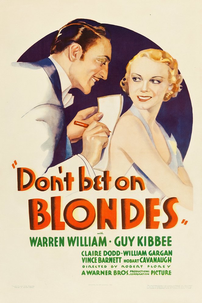 Don't Bet on Blondes - Plakate